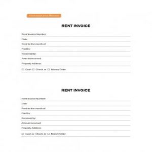 34 FREE Rent Receipts Templates |Editable| - Besty Templates