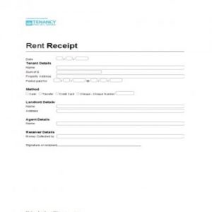 34 free rent receipts templates editable besty templates