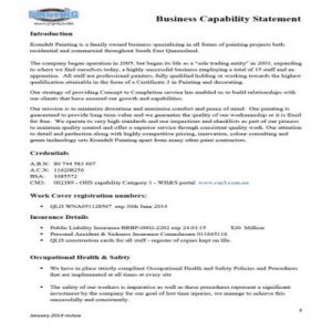 50+ Compelling Capability Statement Templates - Besty Templates