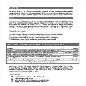 50+ Compelling Capability Statement Templates - Besty Templates