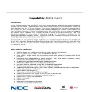 50+ Compelling Capability Statement Templates - Besty Templates