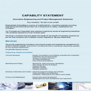 50+ Compelling Capability Statement Templates - Besty Templates