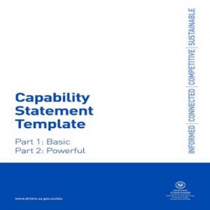 50+ Compelling Capability Statement Templates - Besty Templates