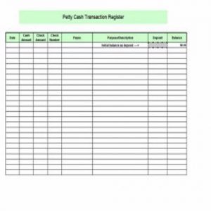 36 FREE Petty Cash Log Templates - Besty Templates