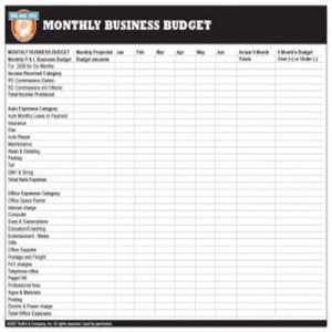 30+ Editable Business Budget Templates - Besty Templates