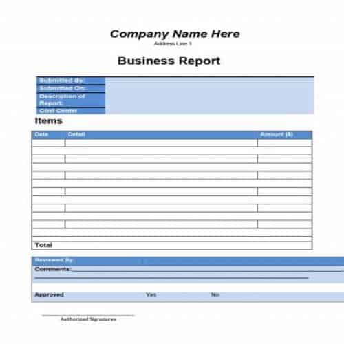 40 Useful Business Report Templates – Besty Templates