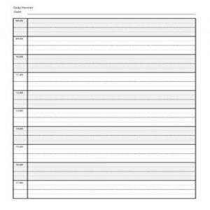 25+ Practical Daily Planner Templates - Besty Templates