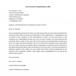 35 Editable Job Promotion Letter Templates - Besty Templates