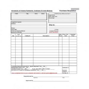 40+ Official Requisition Form Templates - Besty Templates