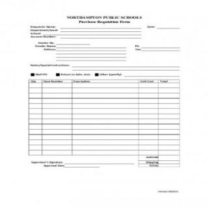 40+ Official Requisition Form Templates - Besty Templates