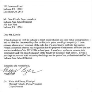 35+ Sample Resignation Letter Templates - Besty Templates