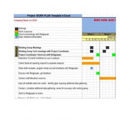 30 Editable Work Plan Templates - Besty Templates