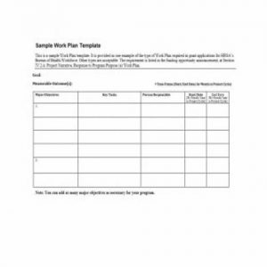 Editable Work Plan Templates Besty Templates