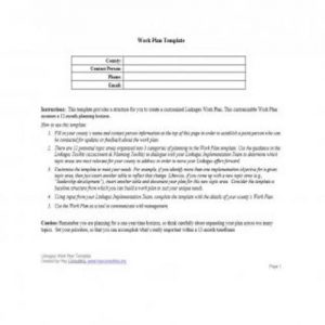 30 Editable Work Plan Templates - Besty Templates