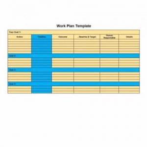 30 Editable Work Plan Templates - Besty Templates