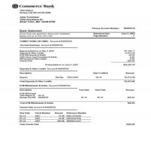 33 Professional Bank Statement Templates - Besty Templates