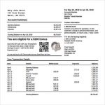 33 Professional Bank Statement Templates - Besty Templates