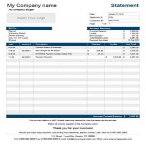 33 Professional Bank Statement Templates - Besty Templates