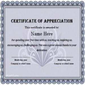 28+ Sample Certificate of Appreciation Templates - Besty Templates