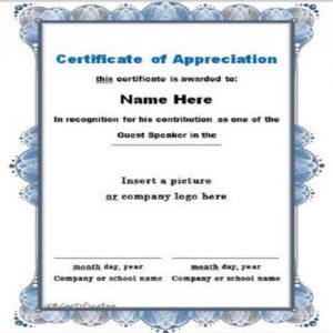 28+ Sample Certificate of Appreciation Templates - Besty Templates