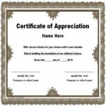 28+ Sample Certificate of Appreciation Templates - Besty Templates