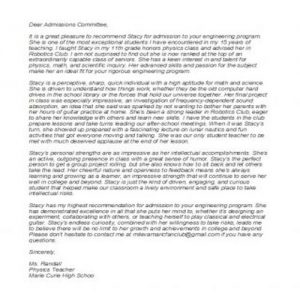 31+ Important Teacher's Recommendation Letter Templates - Besty Templates