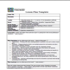 27+ Useful Teaching Lesson Plan Templates - Besty Templates