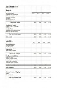 20+ FREE Balance Sheet Templates in MS Excel and MS Word - Besty Templates