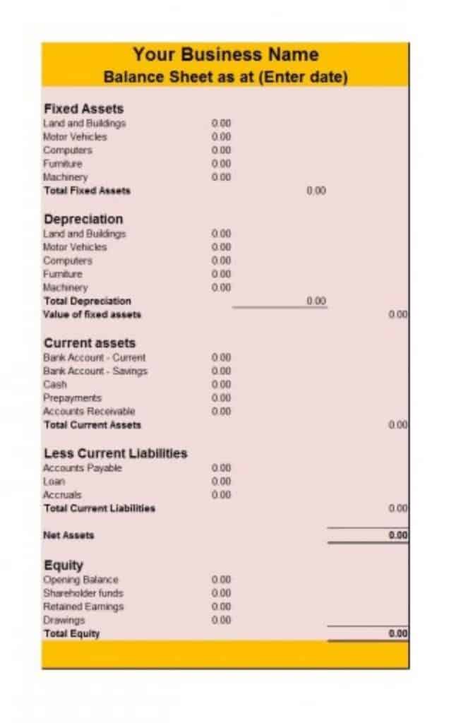 20 Free Balance Sheet Templates In Ms Excel And Ms Word Besty Templates 8945