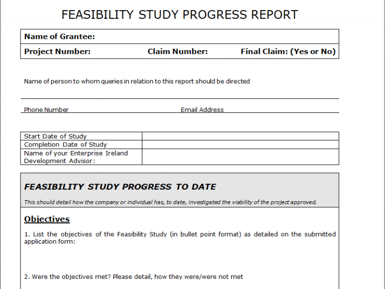60+ FREE Feasibility Report Templates - Besty Templates